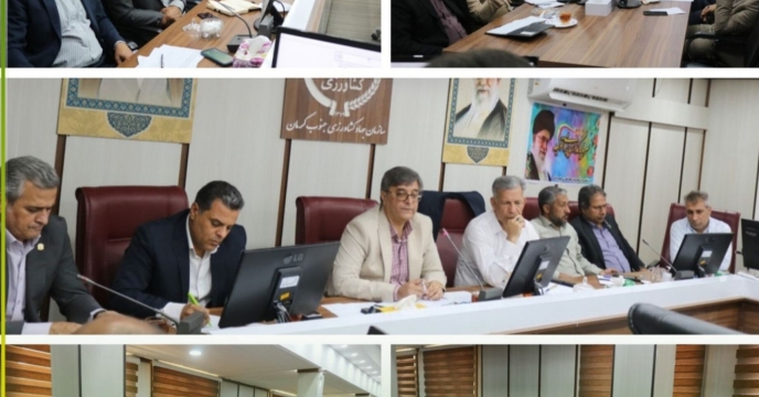 اولین جلسه ستاد الگوی کشت سال زراعی ۱۴۰۵_۱۴۰۴ جنوب استان کرمان برگزار شد