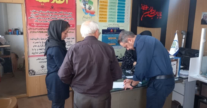 نظارت و کنترل اکیپ پایش شرکت خدمات حمایتی کشاورزی  استان قزوین از شرکت تعاونی روستایی سعدی میر خوند چگینی 