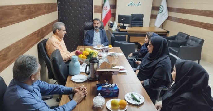 نشست واحد مالی خدمات حمایتی کشاورزی استان تهران (ستاد) و مسئولین واحدها در دفتر مدیریت شرکت خدمات حمایتی کشاورزی استان هرمزگان