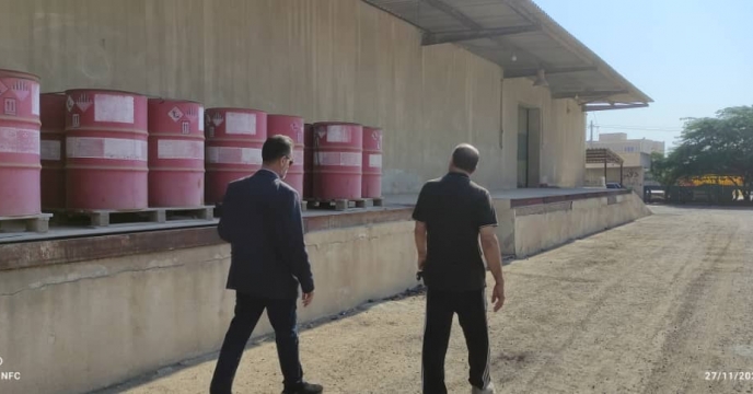 بازدید همکاران مالی ستاد تهران از انبار سازمانی شرکت خدمات حمایتی کشاورزی استان هرمزگان