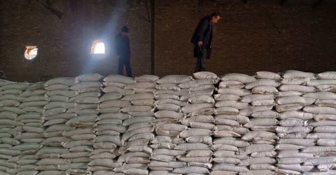 نمونه‌برداری از کود سوپر فسفات تریپل در شرکت خدمات حمایتی کشاورزی استان قزوین