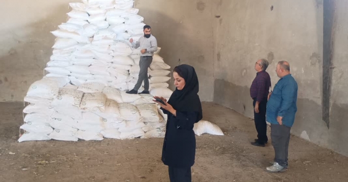 کنترل و بازدید اکیپ پایش استان از کارگزاری شرکت تعاونی سینا قشلاق در شهرستان آبیک