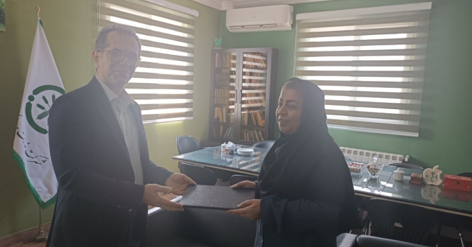 تقدیر مدیر شرکت خدمات حمایتی کشاورزی استان گلستان از  سرپرست روزنامه التیام