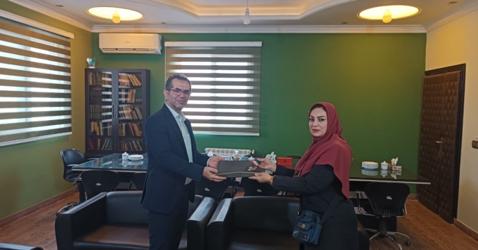 تقدیر ‌مدیر شرکت خدمات حمایتی کشاورزی استان گلستان از خبر نگار  خبرگزاری فارس و فعال محیط زیست. و منابع طبیعی