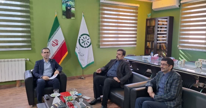 نشست مشترک بین معاونت پژوهشی  دانشگاه کشاورزی و منابع طبیعی گرگان  با مدیر شرکت خدمات حمایتی کشاورزی استان گلستان