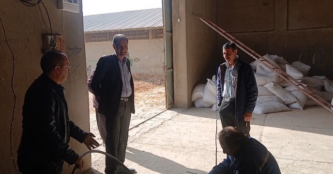 بازدید از انبار سازمانی توسط مدیر شرکت خدمات حمایتی کشاورزی استان کهگیلویه و بویراحمد
