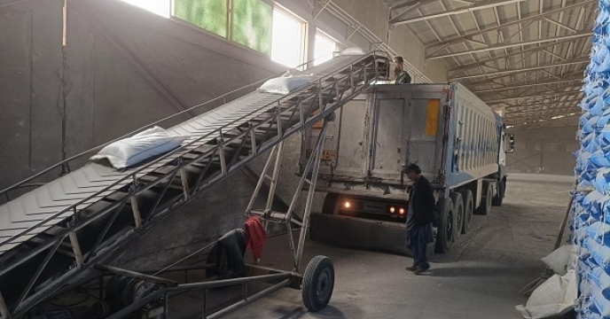 دریافت کودهای کشاورزی از عاملین مجاز توزیع نهاده های کشاورزی شرکت خدمات حمایتی کشاورزی استان سیستان وبلوچستان توسط کشاورزان 