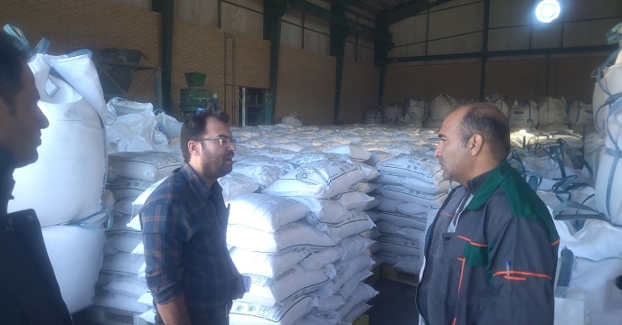 بازدید از پارت 12 سولفات پتاسیم شرکت شیمی اکسیر بوستان در استان قم