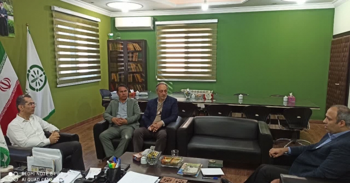 نشست مدیر شرکت خدمات حمایتی کشاورزی استان گلستان  با مدیر جهاد کشاورزی شهرستان بندر ترکمن