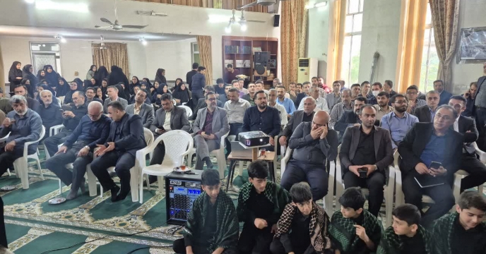 حضور جمعی از کارکنان شرکت خدمات حمایتی کشاورزی استان گلستان  در آیین بزرگداشت « به نام ‌پدر» در حسینه سازمان جهاد کشاورزی استان گلستان