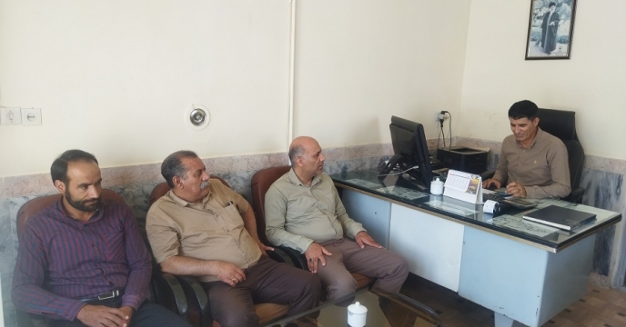 بازدید و پایش از انبار کارگزاری تعاونی روستایی امام رضا