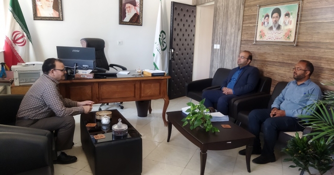 دیدار مدیر حراست سازمان جهاد کشاورزی خراسان جنوبی با مدیر شرکت خدمات حمایتی کشاورزی