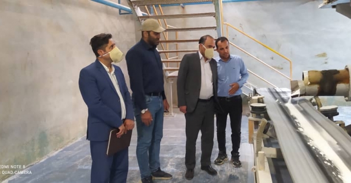 بازدید مدیر استان از واحد تولیدی املاح ایران طرف قرارداد شرکت خدمات حمایتی کشاورزی 