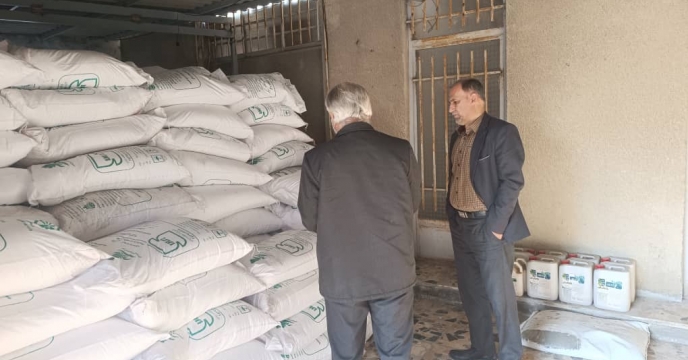 صدور 6025  فقره حواله الکترونیک توزیع کود یارانه ای در گلوگاه 