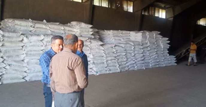 نظارت و بازدید  از انبار اتحادیه تعاونی کشاورزی استان قزوین 