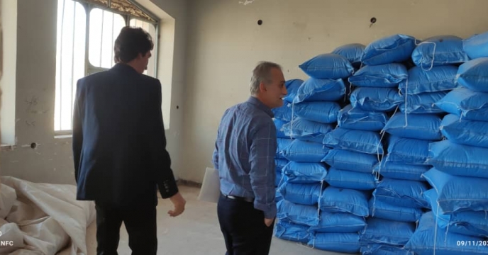 بازدید کارشناس فنی از کارگزار منطقه احمدی شهرستان حاجی‌آباد استان هرمزگان