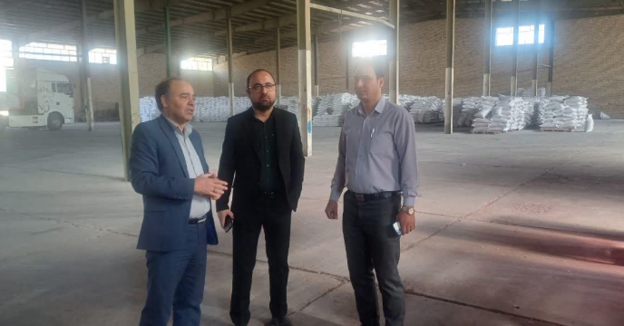 بازدید مدیرشرکت خدمات حمایتی کشاورزی استان سمنان از انبار سازمانی شهرستان شاهرود 