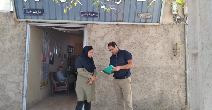 پایش ۹ انبار کارگزاران توزیع کود در توابع شهرستان کرمان