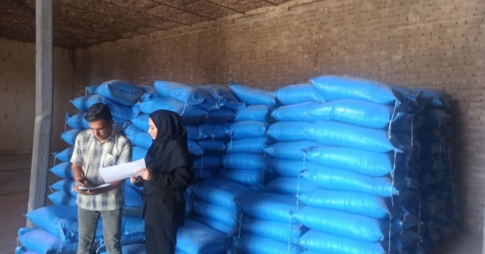 بازدید و پایش از انبار کارگزاران شهرستان نرماشیر و بم انجام شد