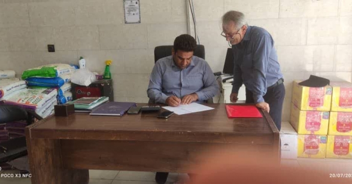 بازدید از کارگزاران توزیع کود شهرستان حاجی آباد  استان هرمزگان