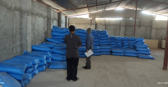 انبار تعاونی روستایی منطقه تخت استان هرمزگان مورد ارزیابی فنی و انبارداری قرار گرفت