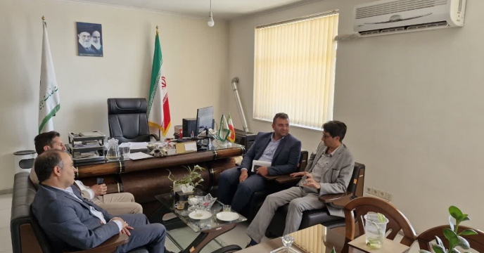 حضور مدیریت محترم اداره تعاون روستایی شهرستان شاهرود در شرکت خدمات حمایتی استان سمنان
