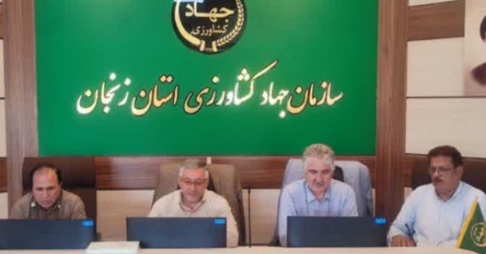 حضور مدیر شرکت خدمات حمایتی کشاورزی استان زنجان در جلسه ستاد عالی زراعت 