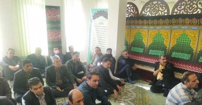  مراسم عزاداری دهه اول محرم در سازمان جهاد کشاورزی  آغاز شد 