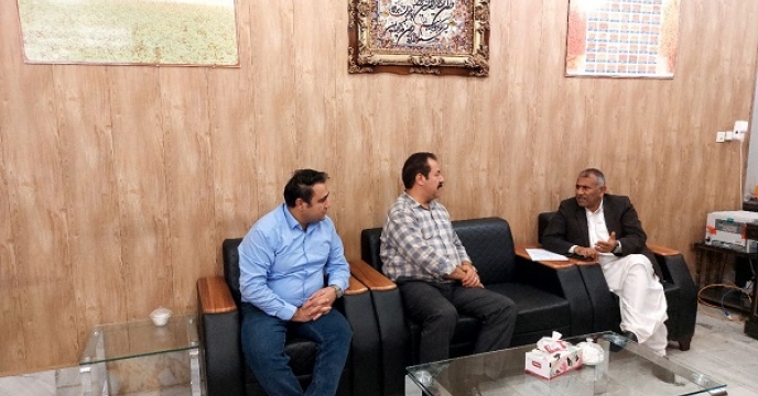 در خصوص توزیع بذر جلسه ای با مدیریت جهاد کشاورزی شهرستان بمپور برگزار شد