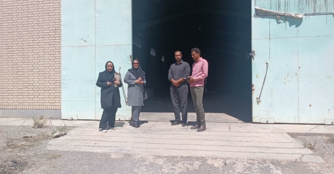 بازدید و پایش از انبار کارگزاری شرکت تعاونی تولید مهموئی