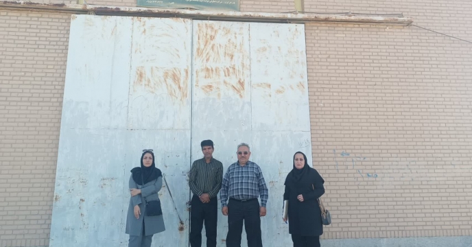 بازدید و پایش از انبار کارگزاری تعاونی تولید امید چاهک موسویه   