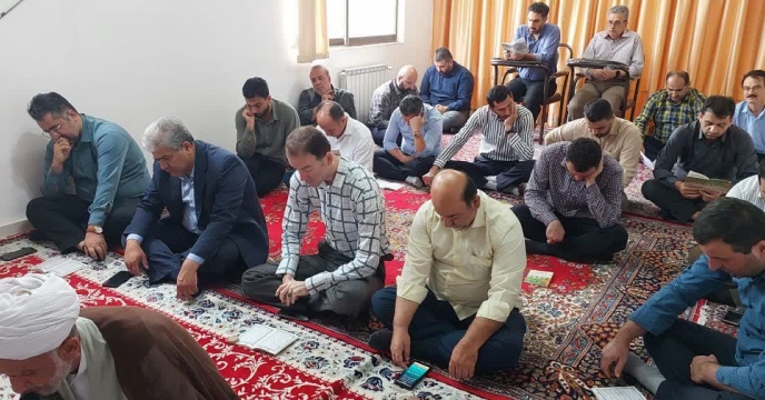 برگزاری مراسم دعا و زیارت عاشورا در ایام محرم در نمازخانه شرکت خدمات حمایتی کشاورزی استان گیلان