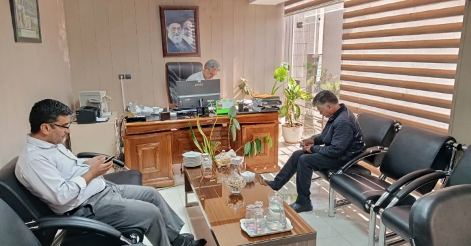 جلسه مدیر شرکت خدمات حمایتی کشاورزی خراسان شمالی با موسسه حفاظتی حافظ نگین خراسان