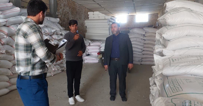 بازدید کمیته پایش استان خراسان شمالی از انبار کارگزاری ها ی شهرستان سملقان 
