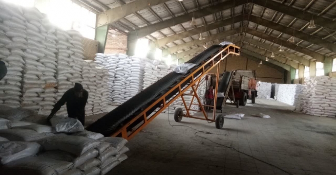 حمل 10تن کود شیمیایی کلرور پتاسیم جهت توزیع بین کارگزاران شهرستان شیروان