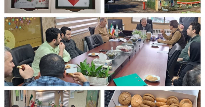 جلسه تیم مالی شرکت خدمات حمایتی کشاورزی گیلان  همزمان با جشن ایام‌الله ۲۲ بهمن برگزار شد