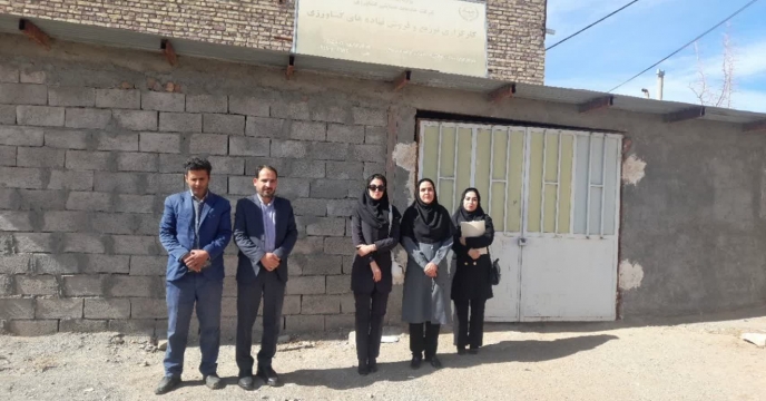 بازدید کار گروه پایش استان از کارگزاری شرکت تعاونی دامداران کوچنده درمیان