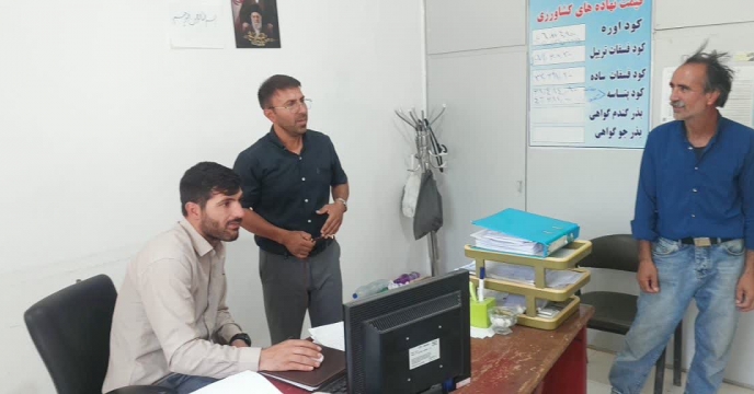 بازدید از کارگزاری های توزیع فروش کود کشاورزی شهرستان مانه وسملقان