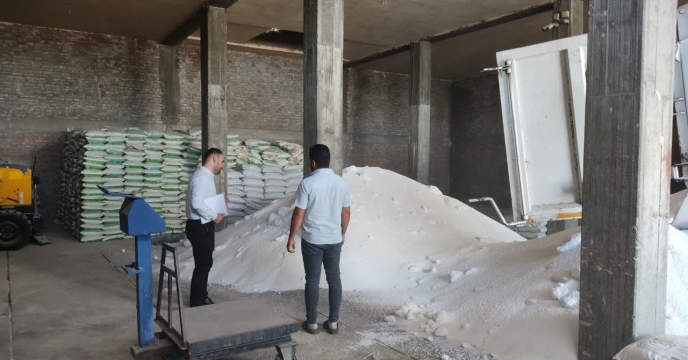 بازدید اکیپ پایش استان آذربایجان غربی از انبار کارگزاران شهرستان میاندوآب