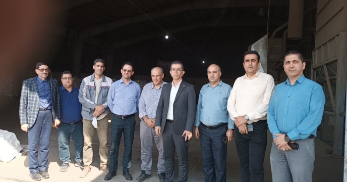 بازدید مدیران شرکت خدمات حمایتی کشاورزی  از عملیات بوجاری گندم در انبارقرق گلستان 