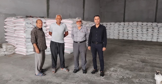 بازدید از کارگزاری کودهای شیمیایی در گمیشان با هدف نظارت بر توزیع و موجودی