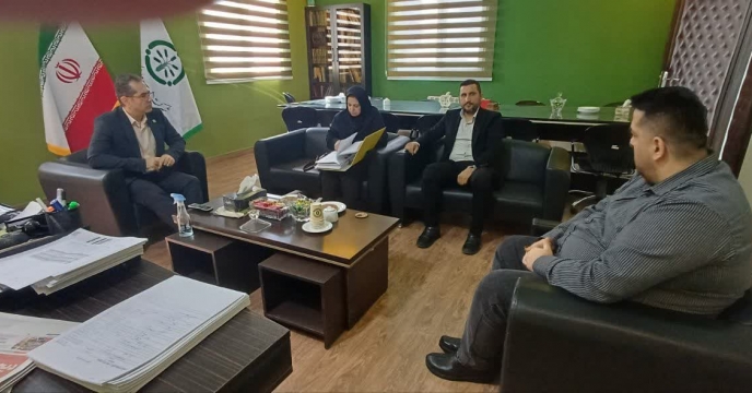 برگزاری جلسه با حضور  خانم فیضی دبیر کمیسیون معاملات شرکت خدمات حمایتی کشاورزی