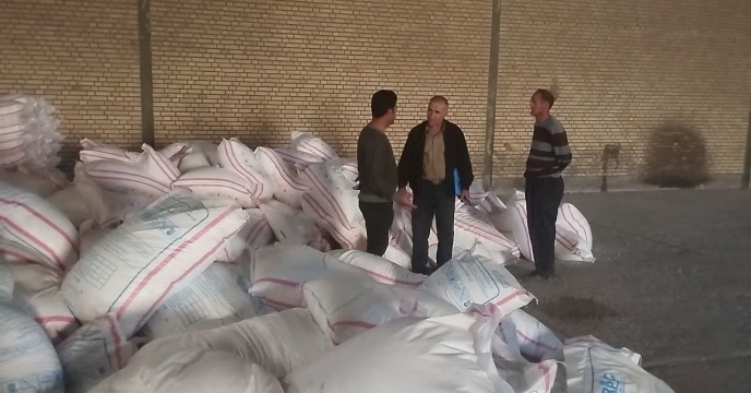 بازدید از انبار و دفتر توزیع کود کارگزاری های شهرستان هریس استان آذریجان شرقی