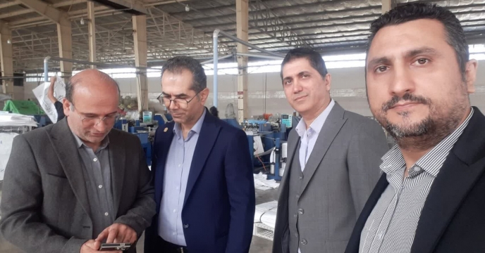 بازدید از کارخانه پویا کیسه استر آباد شمال واقع در شهرک صنعتی سرخنکلاته گرگان