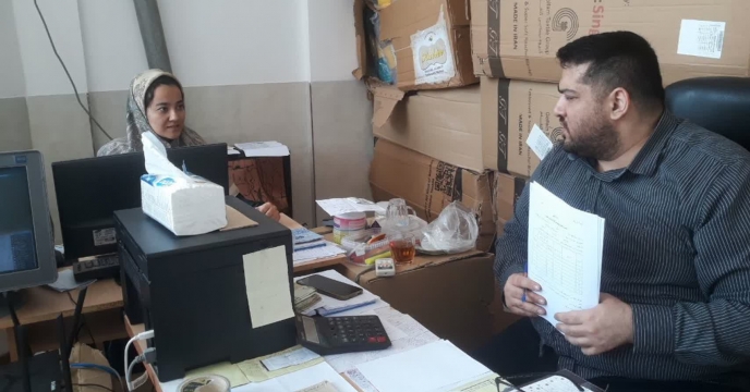 بازدید از کارگزاری کوذ خرم دشت آلتین در شهرستان گمیشان