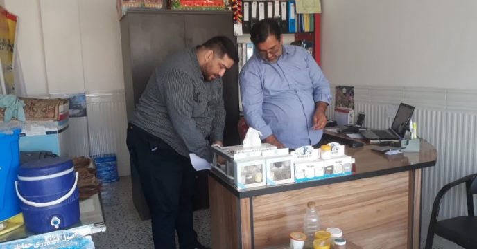 بازدید از ‌عملکرد کارگزاری کود پرپین در شهرستان  گمیشان