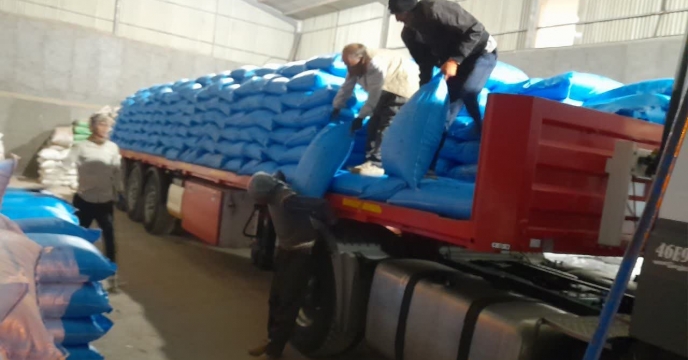 تامین مقدار 100 تن کود اوره از مبدا شیراز به مقصد کارگزاری در شهرستان بیجار استان کردستان