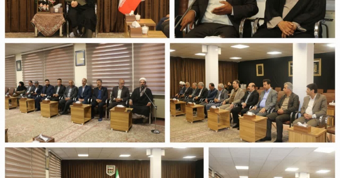 دیدار مسولین سازمان جهادکشاورزی کردستان بانماینده ولی فقیه دراستان بمناسبت هفته جهادکشاورزی