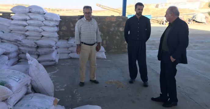 بازدید اکیپ پایش ارانبار کارگزاری آقای میرزایی شهرستان دیواندره
