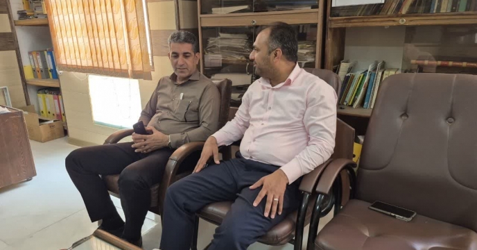 پیگیری امور کارگزاران توسط معاون فنی و بهبود تولیدات گیاهی جهاد کشاورزی رودان